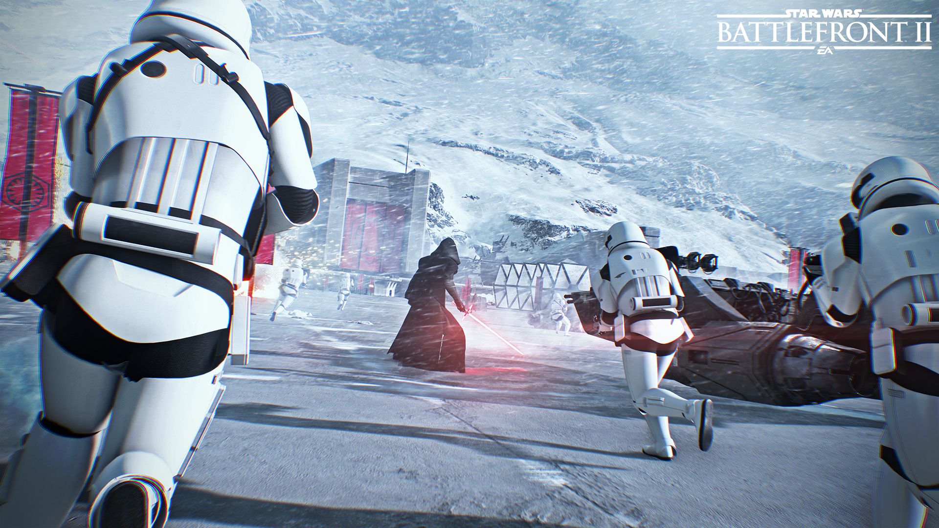 Immagine pubblicata in relazione al seguente contenuto: Data di lancio, reveal trailer e screenshots di Star Wars Battlefront II | Nome immagine: news26170_Star-Wars-Battlefront-II-Screenshot_1.jpg