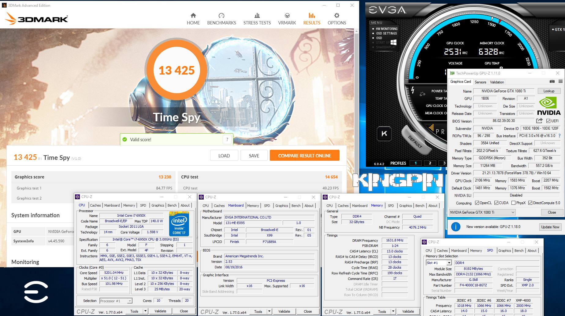 Media asset in full size related to 3dfxzone.it news item entitled as follows: Overclocking: una GeForce GTX 1080 Ti lavora a 2531MHz con azoto liquido | Image Name: news26213_NVIDIA_GeForce-GTX-1080-Ti_1.jpg