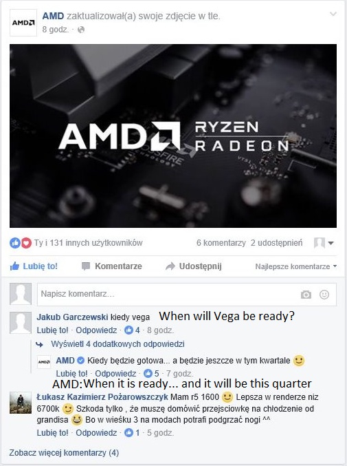 Immagine pubblicata in relazione al seguente contenuto: AMD conferma, ma non dettaglia, il periodo di lancio delle GPU Vega | Nome immagine: news26224_AMD-Vega-Launch-Period_1.jpg
