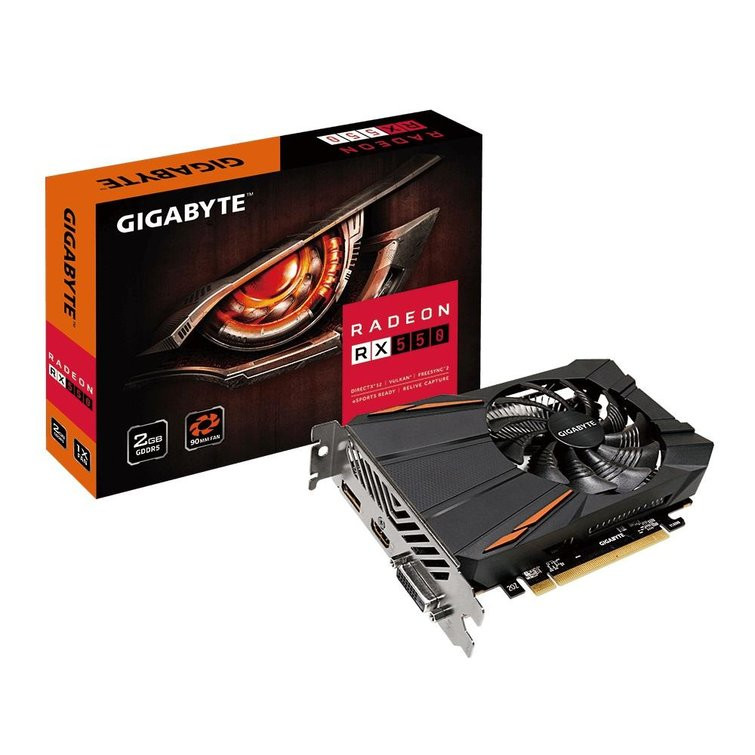 Immagine pubblicata in relazione al seguente contenuto: GIGABYTE lancia le video card Radeon RX 550 Gaming OC 2G e Radeon RX 550 D5 2G | Nome immagine: news26274_Radeon-RX-550-Gaming-2G_1.jpg