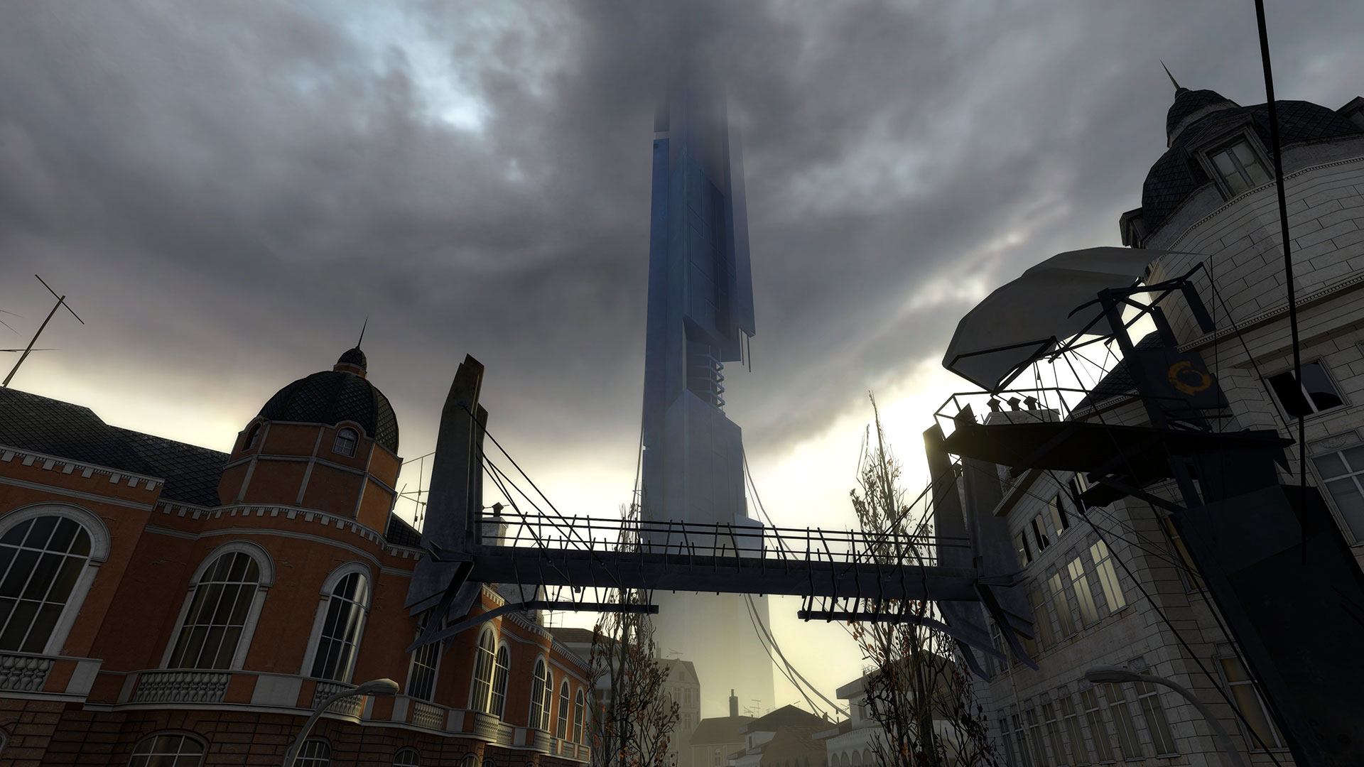 Потрясе 2 ы. Half Life City 17. Сити 17 half Life Цитадель. Half-Life 2. Халф лайф 2 атмосфера.