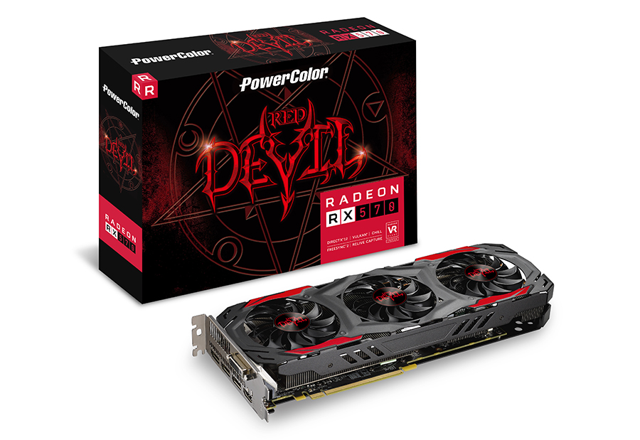 Media asset in full size related to 3dfxzone.it news item entitled as follows: TUL lancia la card factory-overclocked PowerColor Red Devil Radeon RX 570 | Image Name: news26361_PowerColor-Red-Devil-Radeon-RX-570_3.jpg