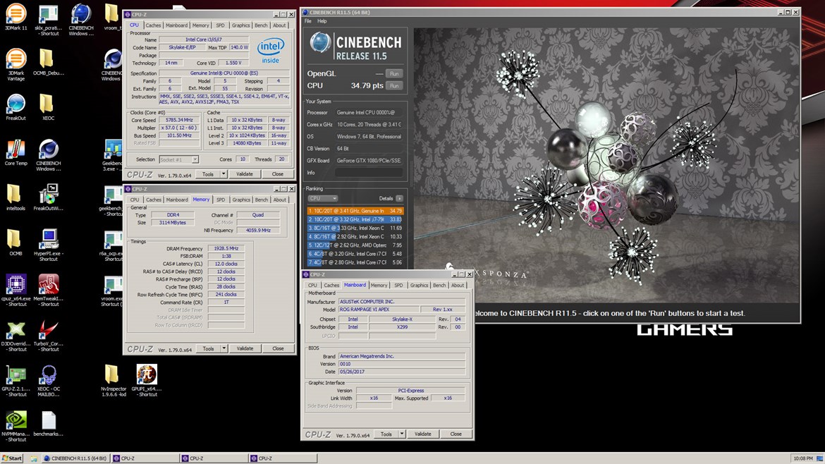 Immagine pubblicata in relazione al seguente contenuto: Overclocking: record del mondo con Cinebench per un Intel Core i9 7900X a 5.7GHz | Nome immagine: news26441_Intel-Core-i9-7900X-Overclocking_3.jpg
