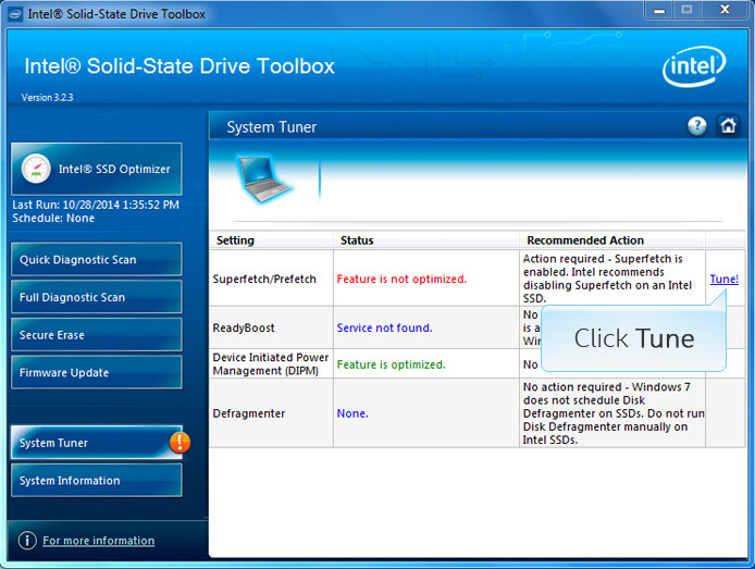 Media asset in full size related to 3dfxzone.it news item entitled as follows: Intel SSD Utilities: Intel Solid State Drive (SSD) Toolbox 3.4.6 | Image Name: news26454_Intel-Solid-State-Drive-SSD-Toolbox_2.jpeg