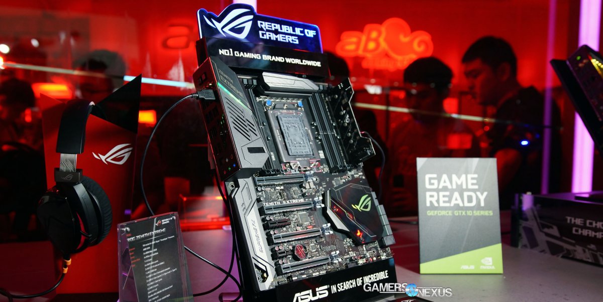 Immagine pubblicata in relazione al seguente contenuto: ASUS mostra la motherboard ROG Zenith Extreme per CPU AMD Threadripper | Nome immagine: news26462_ASUS-ROG-Zenith-Extreme_1.jpg