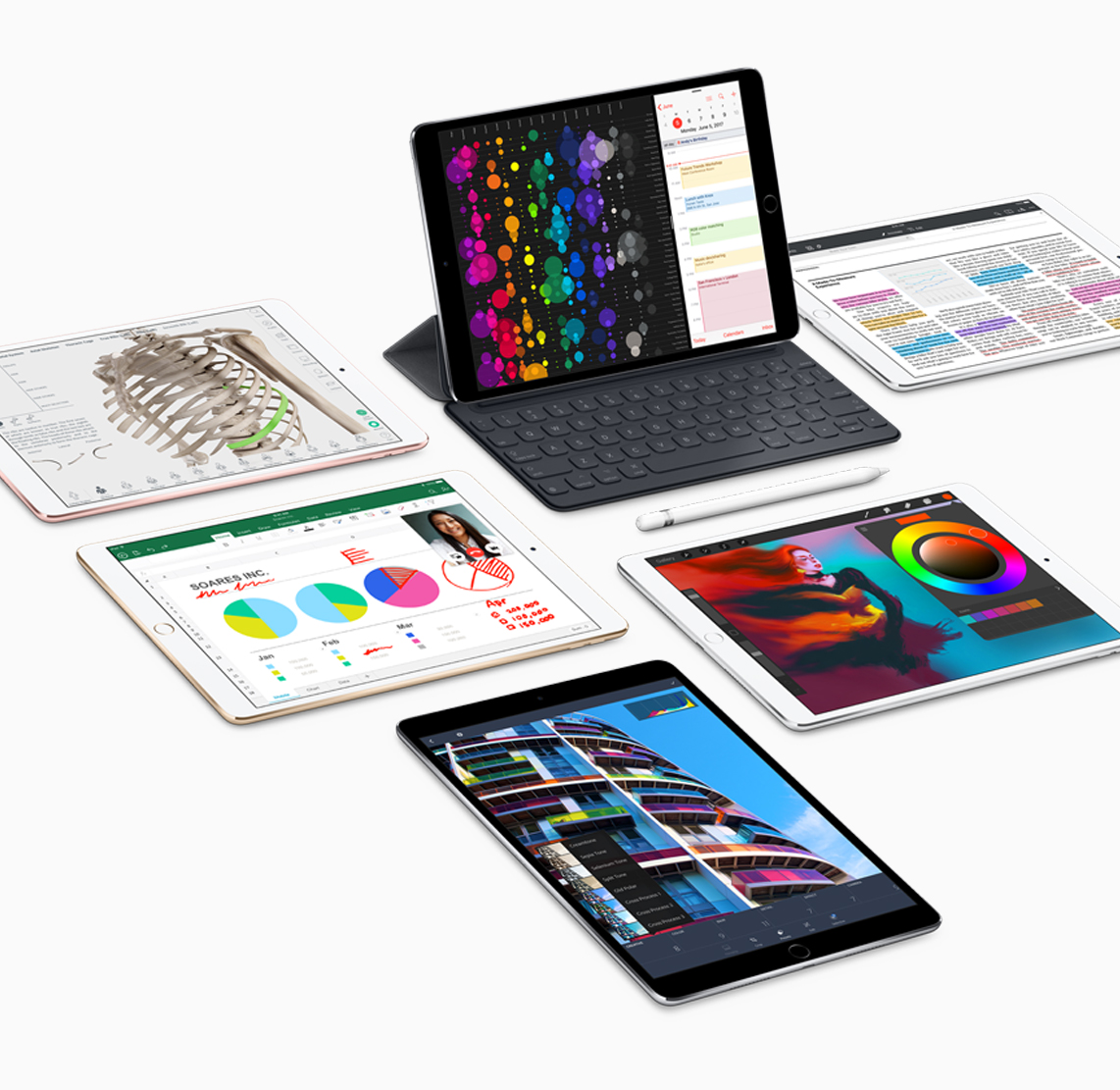 Media asset in full size related to 3dfxzone.it news item entitled as follows: Apple introduce l'iPad Pro da 10.5-inch e un nuovo iPad Pro da 12.9-inch | Image Name: news26472_Apple-iPad-Pro-WWDC-2017_3.jpg