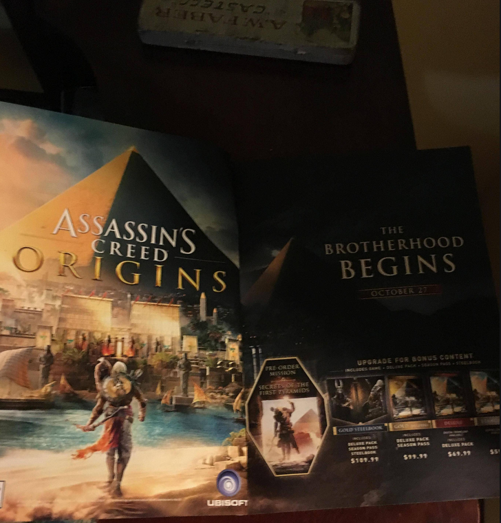 Media asset in full size related to 3dfxzone.it news item entitled as follows: Assassin's Creed Origins: un leak rivela la cover e la data di lancio del game | Image Name: news26500_Assassin-s-Creed-Origins_2.png