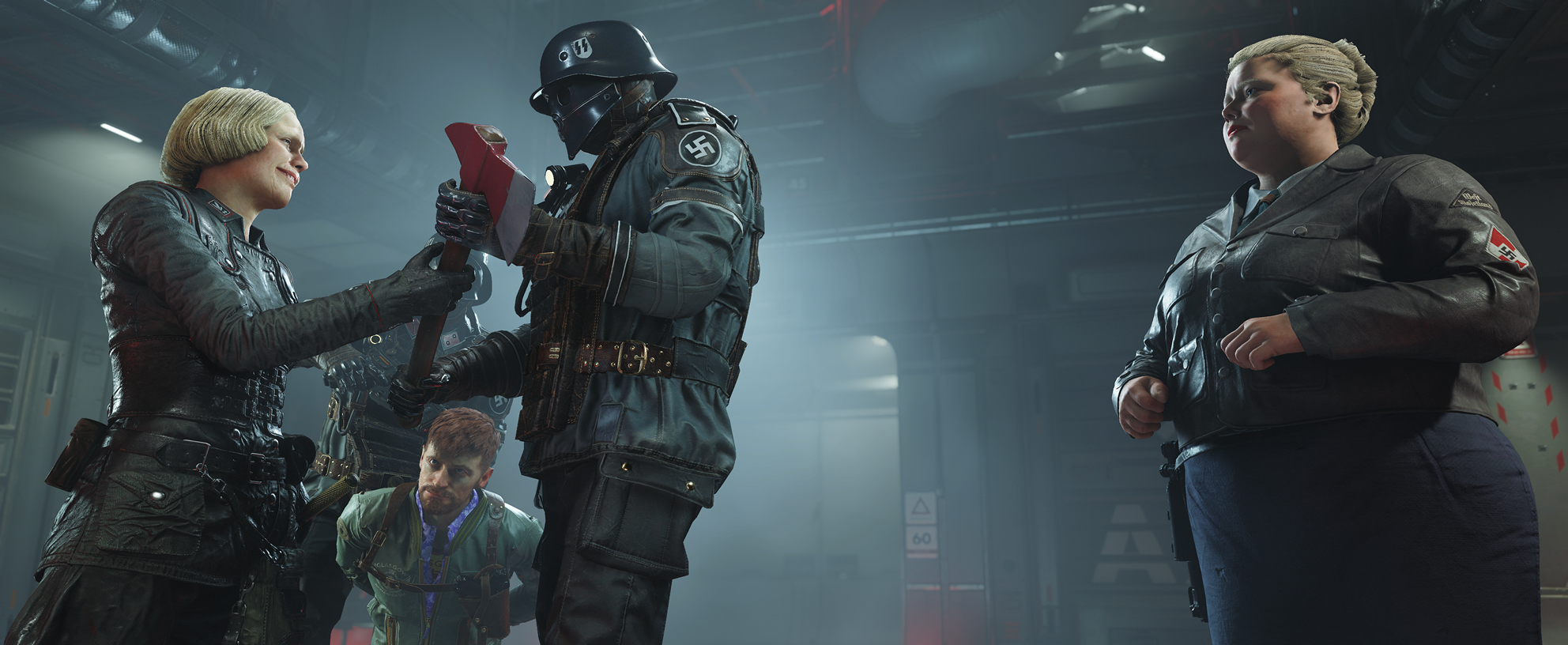 Immagine pubblicata in relazione al seguente contenuto: Bethesda pubblica un nuovo trailer di Wolfenstein II: The New Colossus | Nome immagine: news26533_Wolfenstein-II-The-New-Colossus_2.png