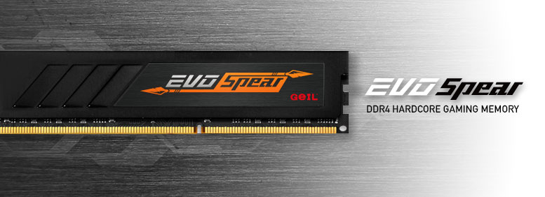 Immagine pubblicata in relazione al seguente contenuto: GEIL annuncia la linea di memorie DDR4 EVO Spear per sistemi AMD e Intel | Nome immagine: news26711_GEIL-DDR4-EVO-Spear_1.jpg