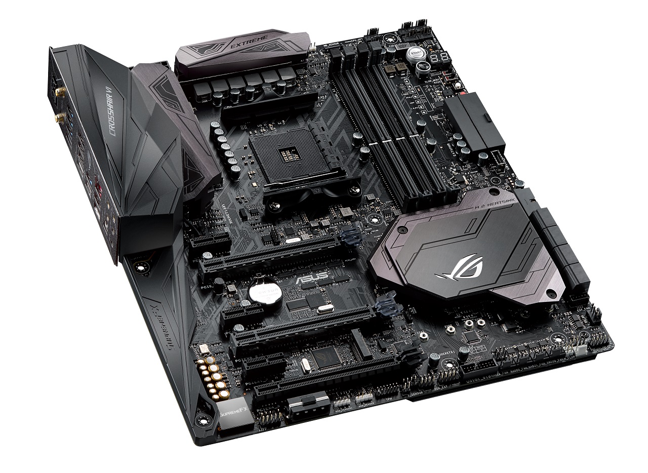 Immagine pubblicata in relazione al seguente contenuto: ASUS annuncia la motherboard ROG Crosshair VI Extreme per CPU AMD Ryzen | Nome immagine: news26715_ASUS-ROG-Crosshair-VI-Extreme_1.jpg