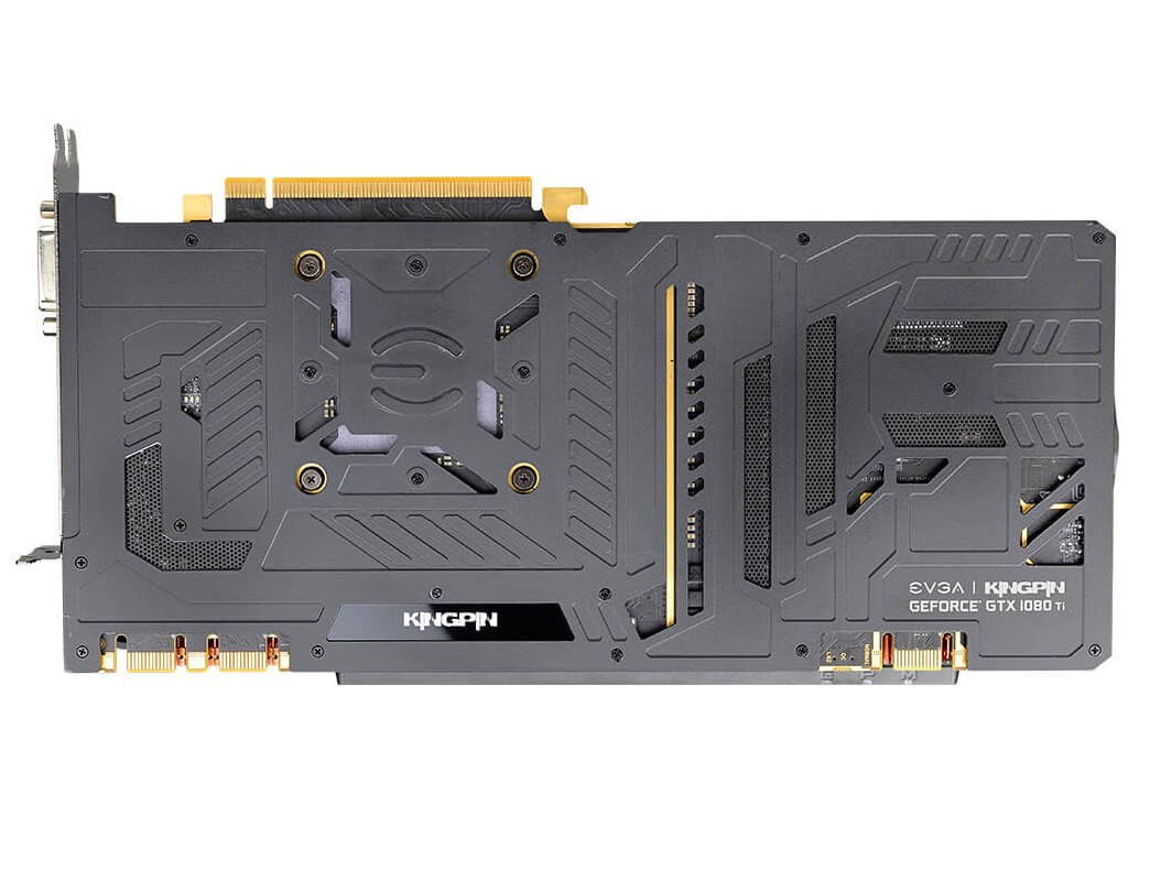 Immagine pubblicata in relazione al seguente contenuto: Overclocking: EVGA annuncia la video card GeForce GTX 1080 Ti K|NGP|N | Nome immagine: news26743_EVGA-GeForce-GTX-1080-Ti-KiNGPiN_2.jpg