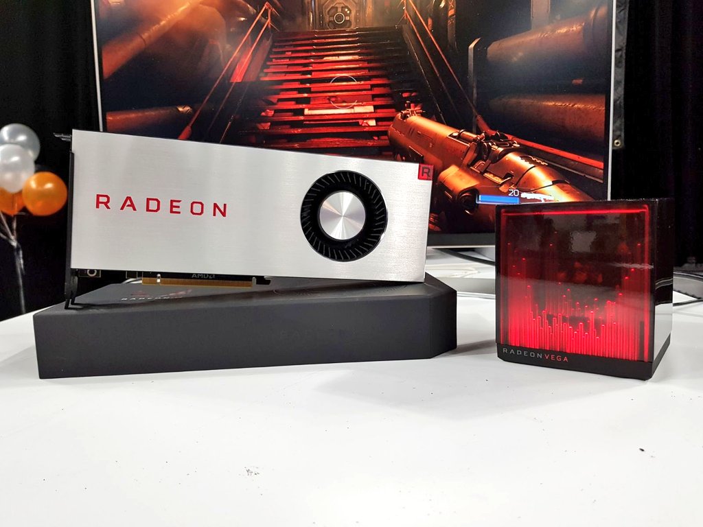 Immagine pubblicata in relazione al seguente contenuto: Photogallery della Radeon RX Vega e della Radeon RX Vega Watercooled Edition | Nome immagine: news26764_AMD-Radeon-RX-Vega_1.jpg