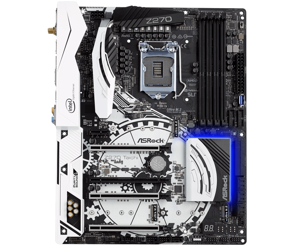 Media asset in full size related to 3dfxzone.it news item entitled as follows: ASRock: le CPU Intel Coffee Lake non saranno compatibili con le mobo serie 200 | Image Name: news26792_ASRock-Z270-Taichi_1.png