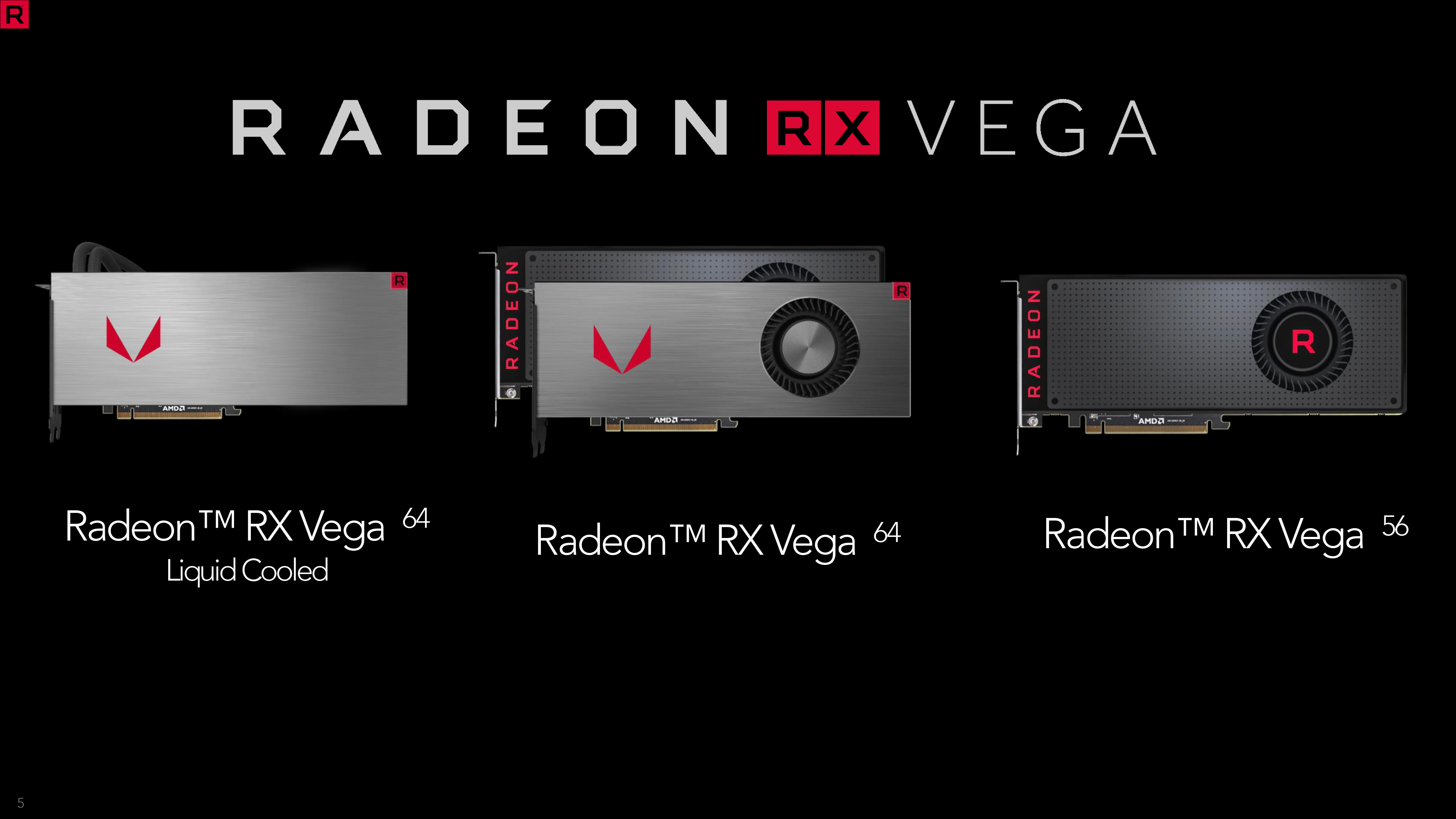 Media asset in full size related to 3dfxzone.it news item entitled as follows: AMD annuncia la commercializzazione delle card Radeon RX Vega 64 | Image Name: news26856_AMD-Radeon-RX-Vega-Cards_1.jpg