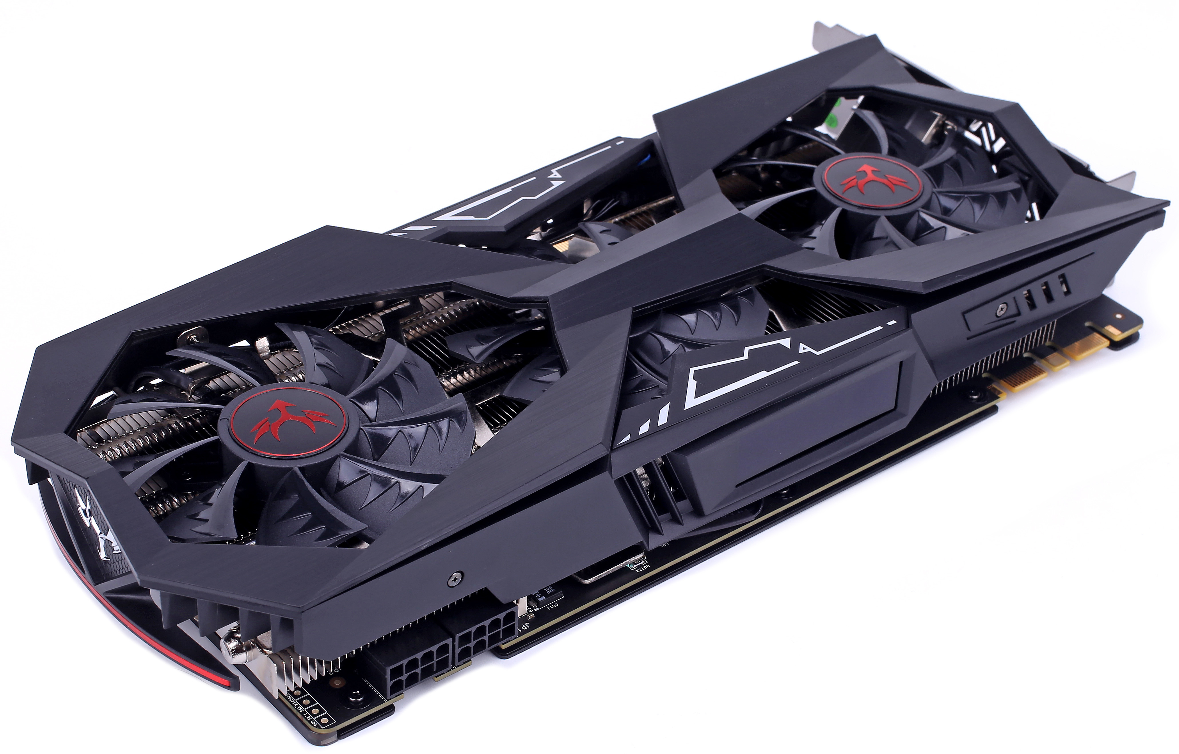 Immagine pubblicata in relazione al seguente contenuto: Colorful lancia quattro GeForce non reference della linea iGame Vulcan X | Nome immagine: news26874_Colorful-iGame-GTX1070-Vulcan-X_2.jpg