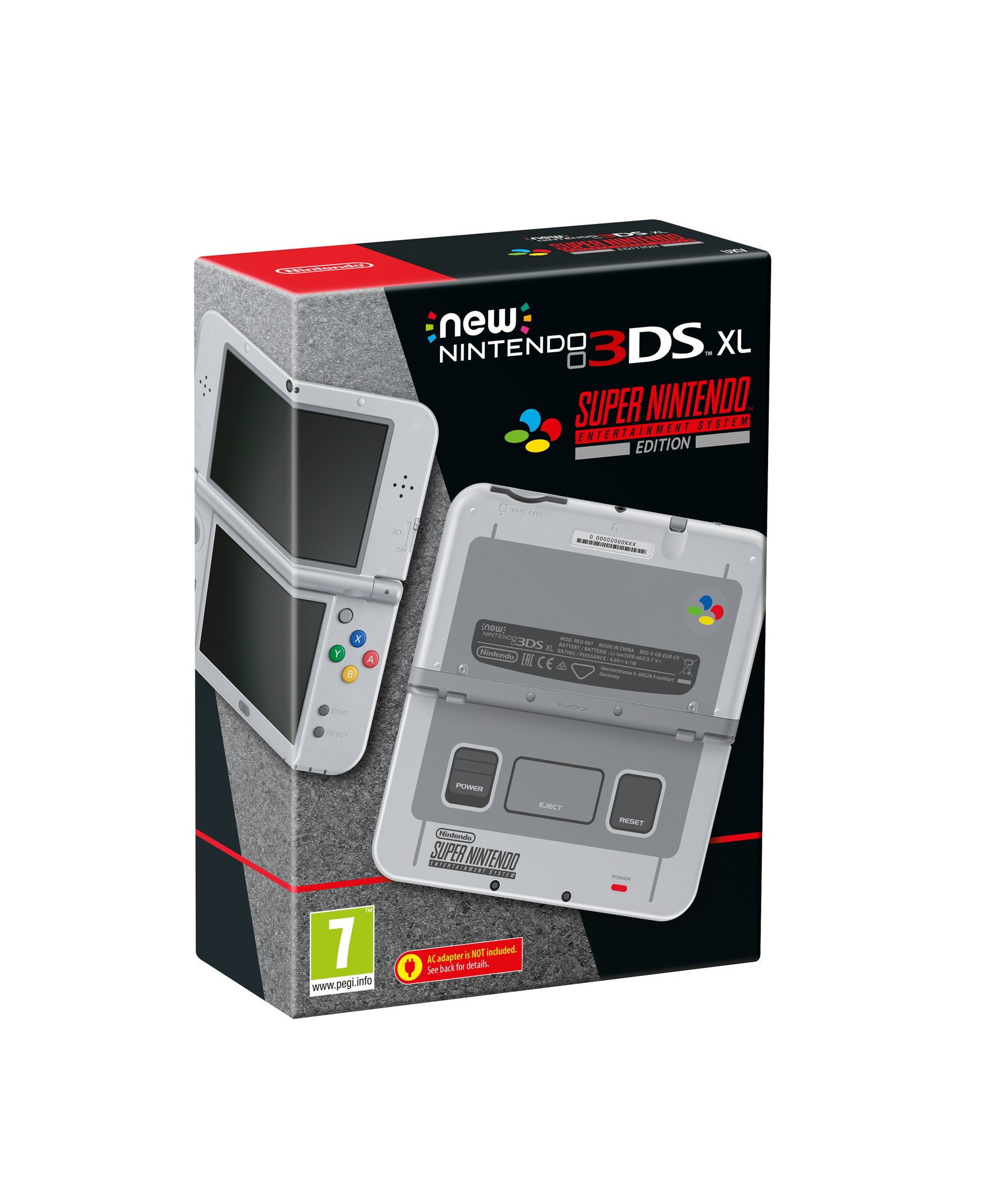 Immagine pubblicata in relazione al seguente contenuto: Nintendo annuncia la console 3DS XL Super Nintendo Entertainment System Edition | Nome immagine: news26901_3DS-XL-Super-Nintendo-Entertainment-System-Edition_1.jpg