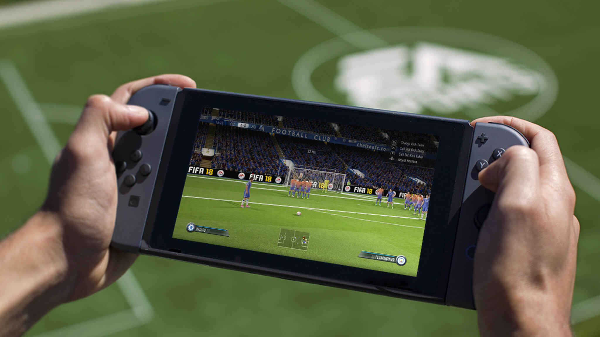 Media asset in full size related to 3dfxzone.it news item entitled as follows: Trailer e data di lancio di FIFA 18 pubblicati da Electronic Arts alla Gamescom | Image Name: news26923_FIFA-18-Nintendo-Switch_1.jpg