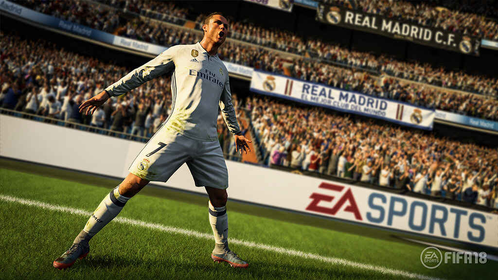 Immagine pubblicata in relazione al seguente contenuto: Trailer e data di lancio di FIFA 18 pubblicati da Electronic Arts alla Gamescom | Nome immagine: news26923_FIFA-18-cristiano-ronaldo_1.jpg