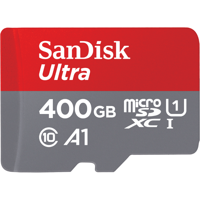 Immagine pubblicata in relazione al seguente contenuto: Western Digital lancia la microSD SanDisk Ultra microSDXC UHS-I 400GB | Nome immagine: news26960_SanDisk-Ultra-microSDXC-UHS-I-400GB_1.png