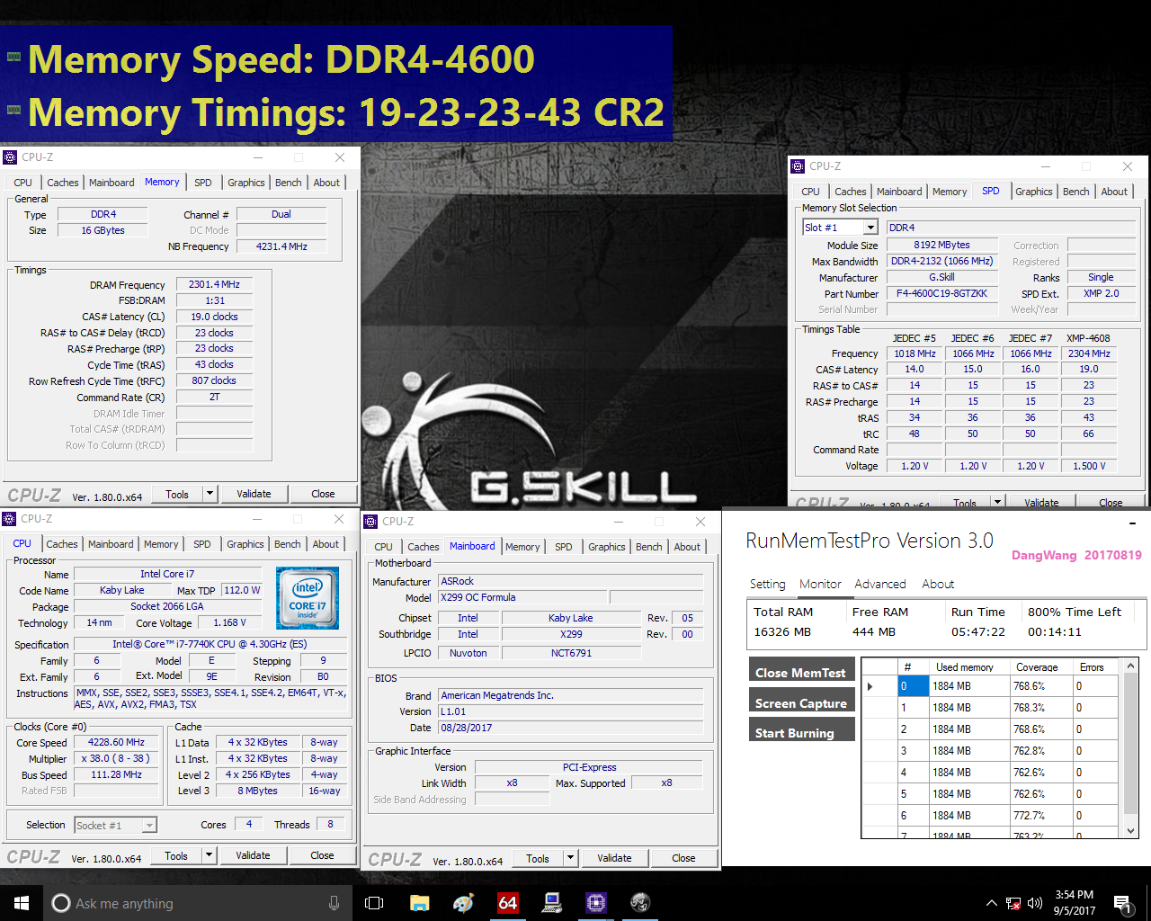 Immagine pubblicata in relazione al seguente contenuto: G.SKILL annuncia i kit di RAM Trident Z DDR4-4600MHz per dual-channel | Nome immagine: news27004_G-SKILL-Trident-Z-DDR4-4600MHz_5.png