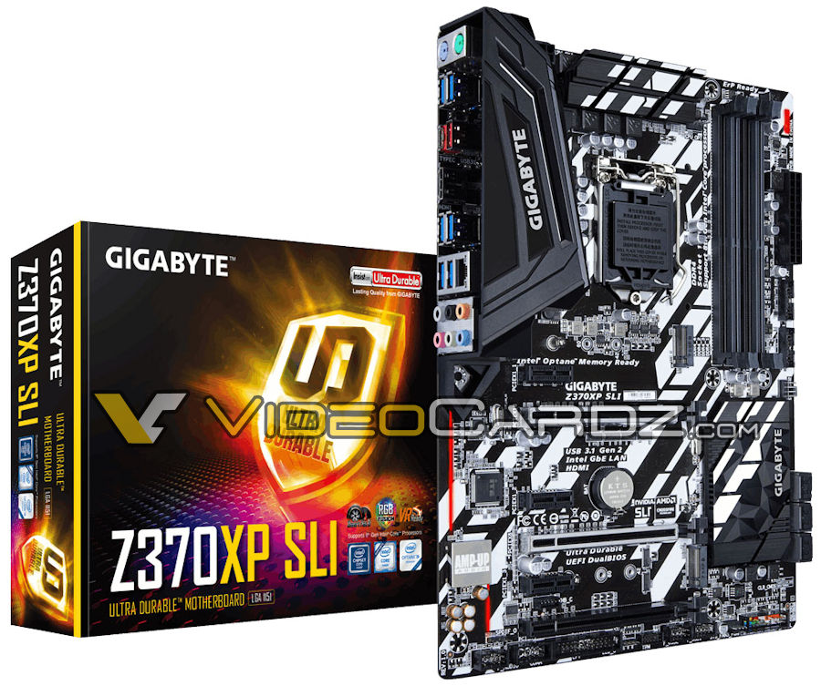 Immagine pubblicata in relazione al seguente contenuto: Foto della motherboard GIGABYTE Z370XP SLI per CPU Intel Coffee Lake | Nome immagine: news27029_GIGABYTE-Z370XP-SLI_1.jpg