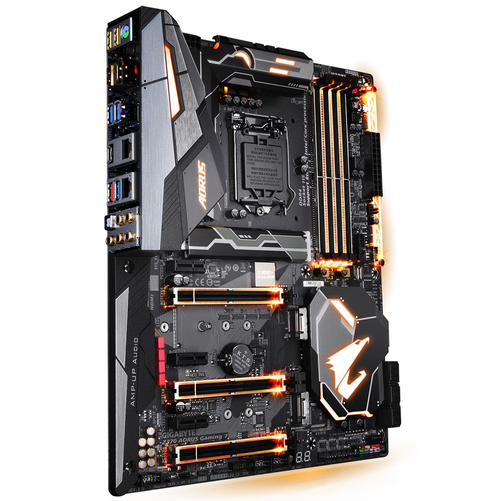 Immagine pubblicata in relazione al seguente contenuto: GIGABYTE annuncia la motherboard Z370 AORUS Gaming 7 per Coffee Lake-S | Nome immagine: news27111_GIGABYTE-Z370-AORUS-Gaming-7_3.png