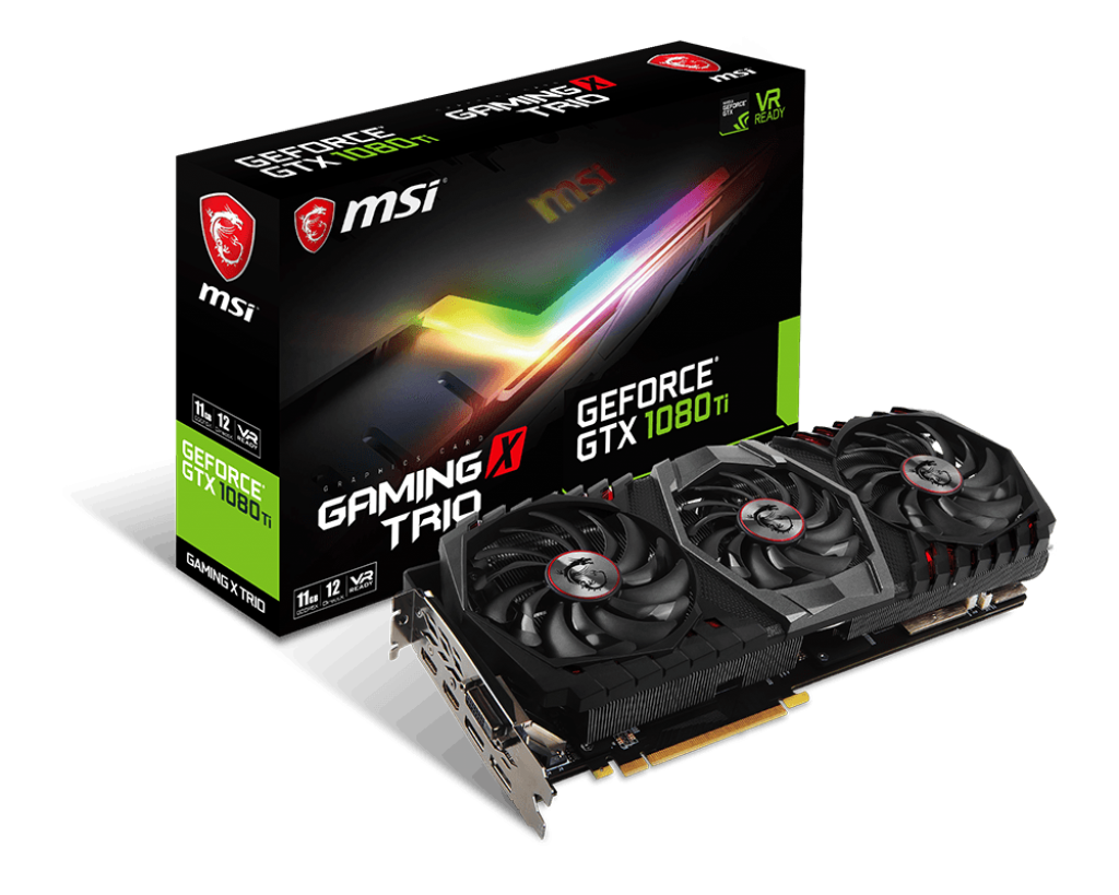 Immagine pubblicata in relazione al seguente contenuto: MSI annuncia le card GeForce GTX 1080 Ti Gaming X Trio e Gaming Trio | Nome immagine: news27200_MSI-GeForce-GTX-1080-Ti-Gaming-X-Trio_5.png