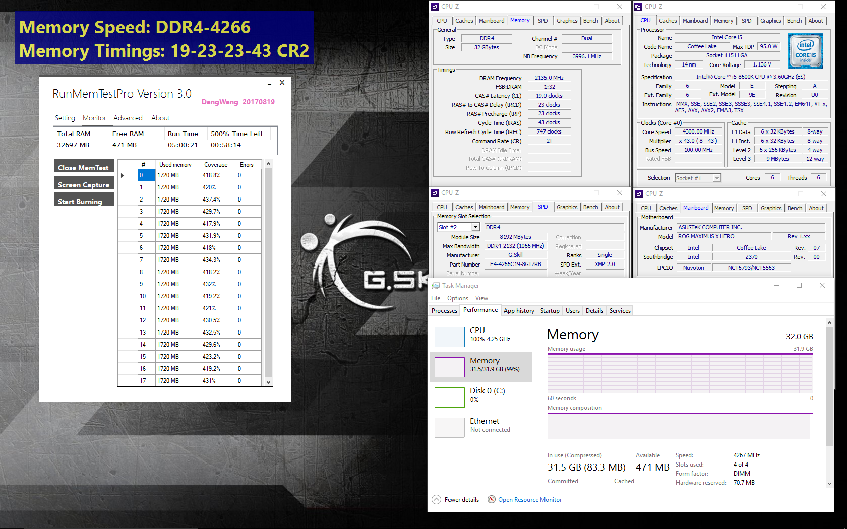 Risorsa grafica - foto, screenshot o immagine in genere - relativa ai contenuti pubblicati da unixzone.it | Nome immagine: news27204_G-SKILL-Trident-Z-RGB-DDR4-4266MHz-32GB_2.png