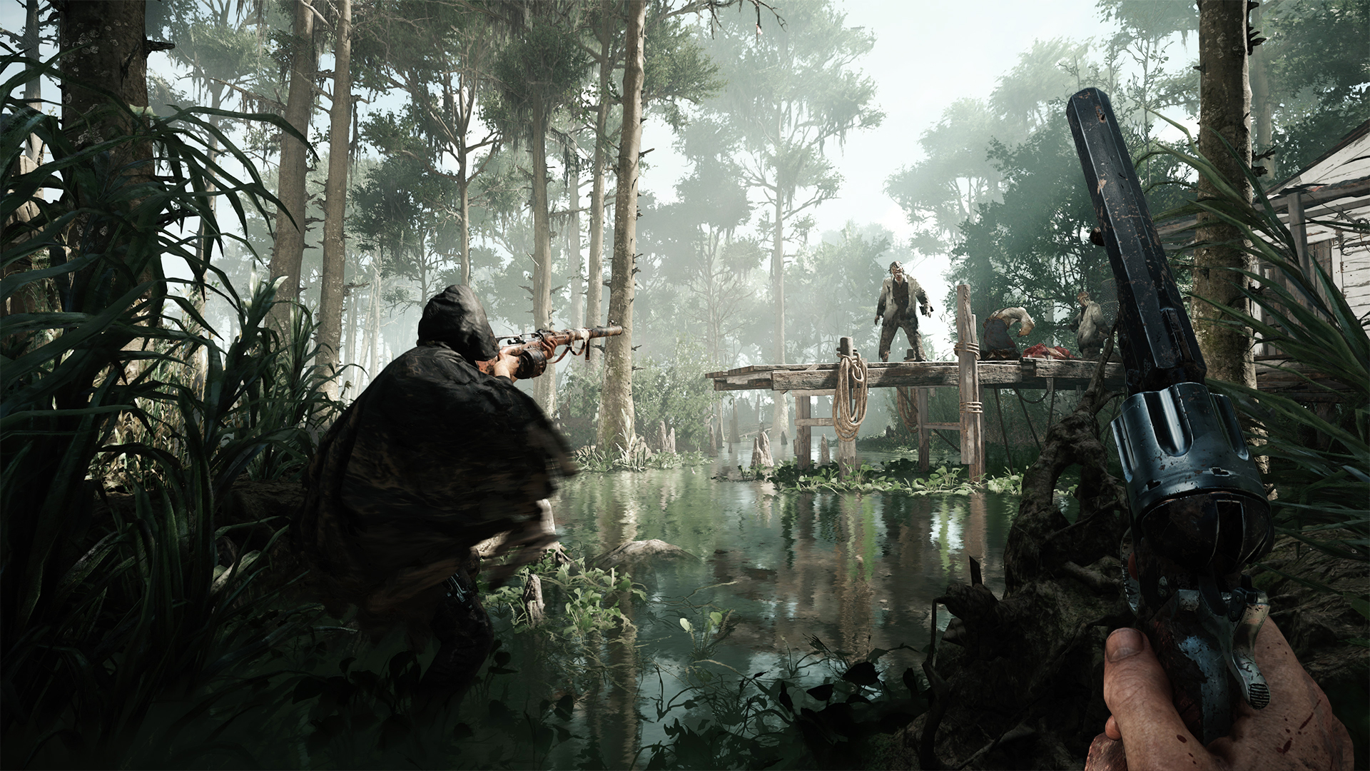 Media asset in full size related to 3dfxzone.it news item entitled as follows: Crytek pubblica un gameplay trailer dello shooter horror Hunt: Showdown | Image Name: news27206_Hunt-Showdown-Screenshot_1.jpg