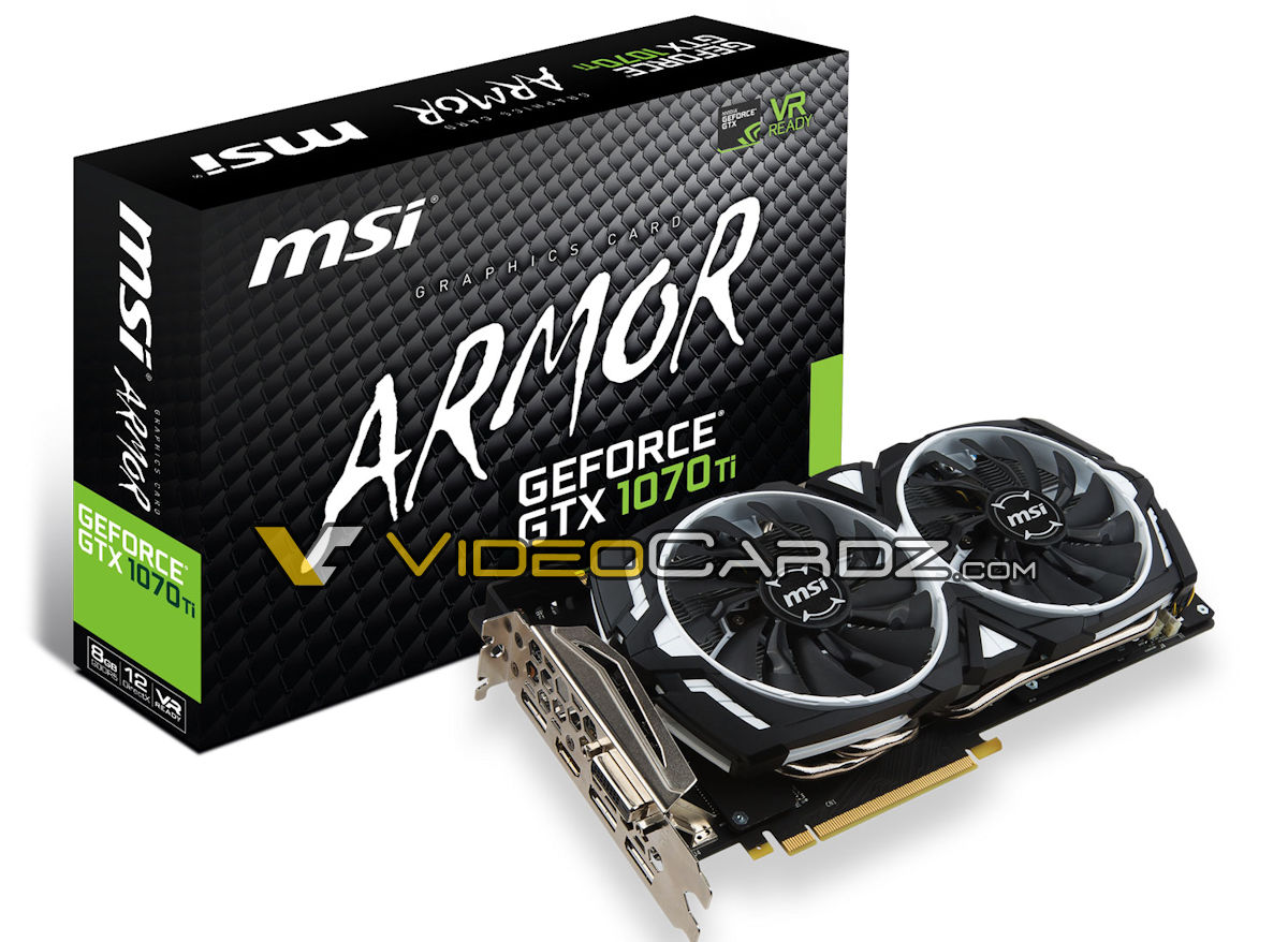 Immagine pubblicata in relazione al seguente contenuto: Foto delle video card GeForce GTX 1070 Ti GAMING, AERO e ARMOR di MSI | Nome immagine: news27268_MSI-GeForce-GTX-1070-Ti_3.jpg