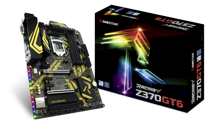 Media asset in full size related to 3dfxzone.it news item entitled as follows: BIOSTAR annuncia la disponibilit della video card Radeon RX Vega 64 | Image Name: news27283_BIOSTAR-RACING-Z370GT6_1.png