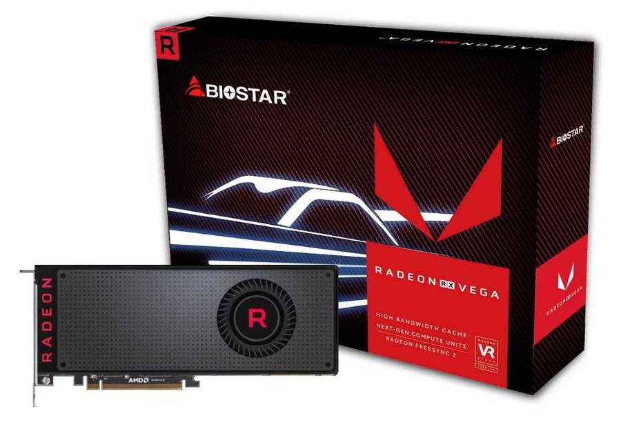 Immagine pubblicata in relazione al seguente contenuto: BIOSTAR annuncia la disponibilit della video card Radeon RX Vega 64 | Nome immagine: news27283_BIOSTAR-Radeon-RX-Vega-64_1.jpg