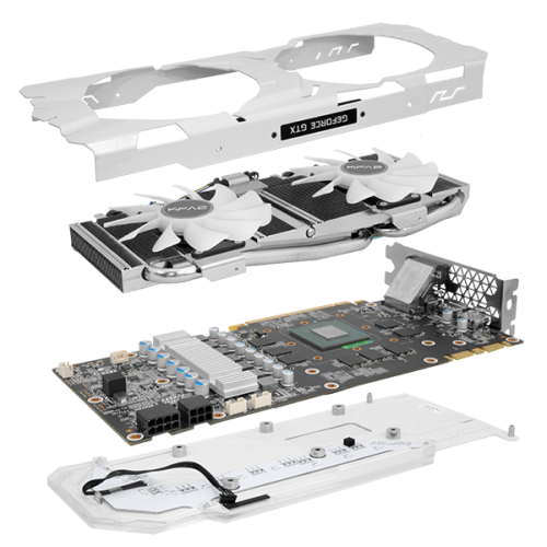 Immagine pubblicata in relazione al seguente contenuto: GALAX lancia la video card KFA2 GeForce GTX 1070 Ti EX-SNPR White | Nome immagine: news27306_KFA2-GeForce-GTX-1070-Ti-EX-SNPR-White_3.png