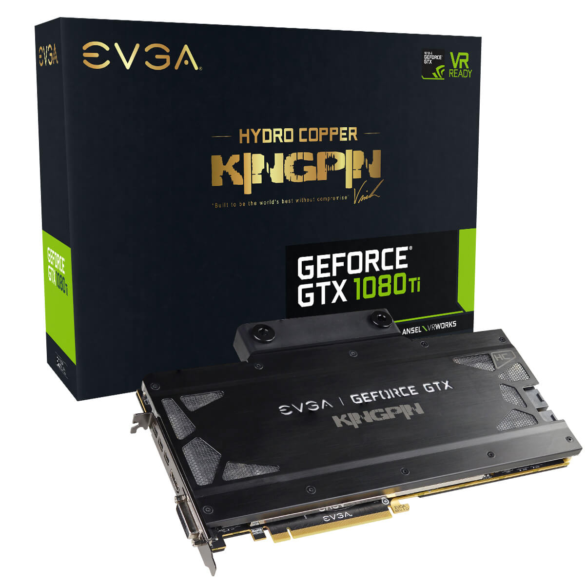 Media asset in full size related to 3dfxzone.it news item entitled as follows: EVGA lancia la GeForce GTX 1080 Ti K|NGP|N Hydro Copper GAMING | Image Name: news27407_GeForce-GTX-1080-Ti-KINGPIN-Hydro-Copper-GAMING_3.jpg