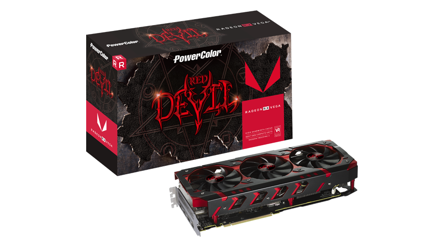 Immagine pubblicata in relazione al seguente contenuto: TUL lancia le card PowerColor Red Devil RX VEGA 64 e Red Devil RX VEGA 56 | Nome immagine: news27450_PowerColor-Red-Devil-RX-VEGA-64_3.png