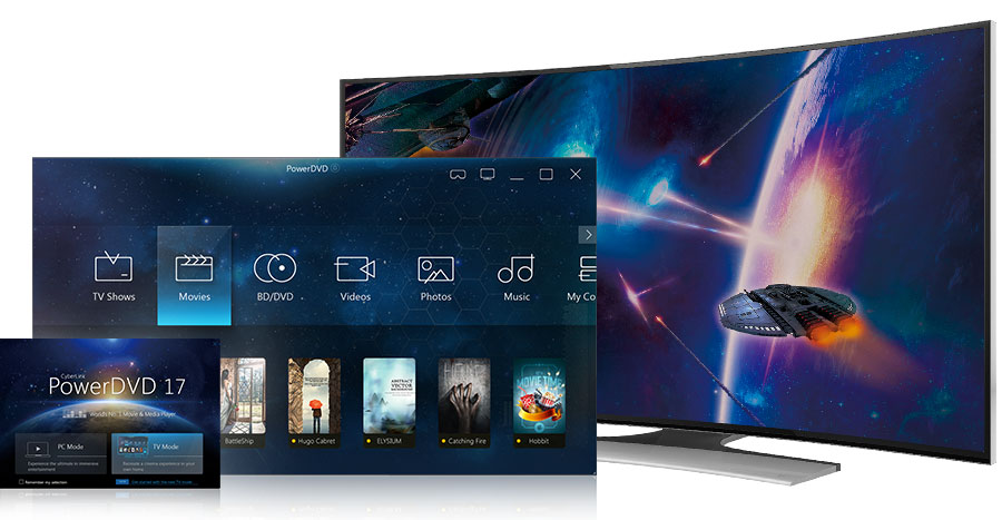 Immagine pubblicata in relazione al seguente contenuto: DVD & Blu-ray Players: CyberLink PowerDVD 17.0.2316.62 - 4K Ready | Nome immagine: news27479_Cyberlink-PowerDVD_1.jpg