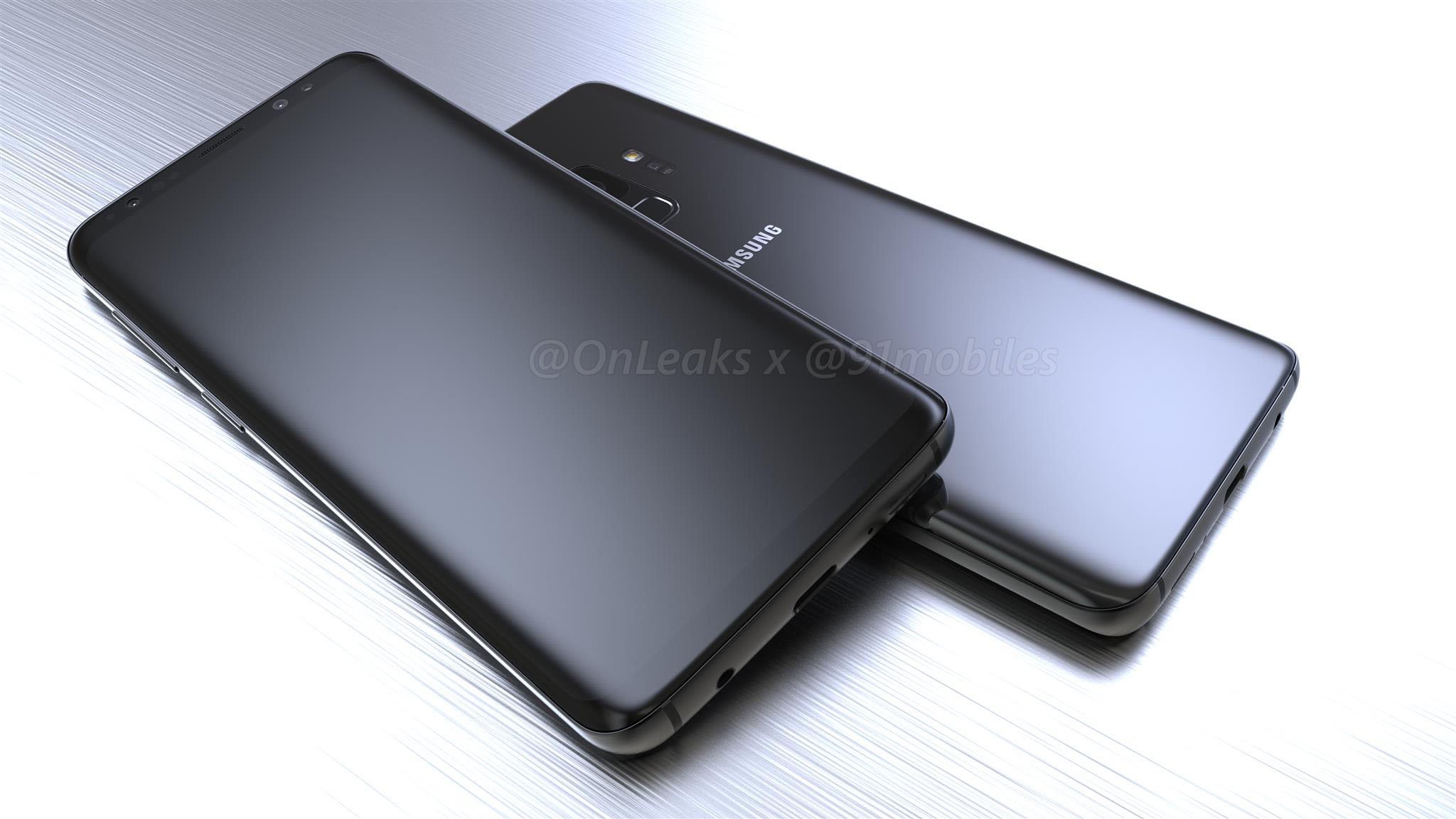 Immagine pubblicata in relazione al seguente contenuto: Due video leaked presentano i render a 360 dei Galaxy S9 e Galaxy S9+ | Nome immagine: news27526_Samsung-Galaxy-S9-Galaxy-S9-Plus_2.jpg