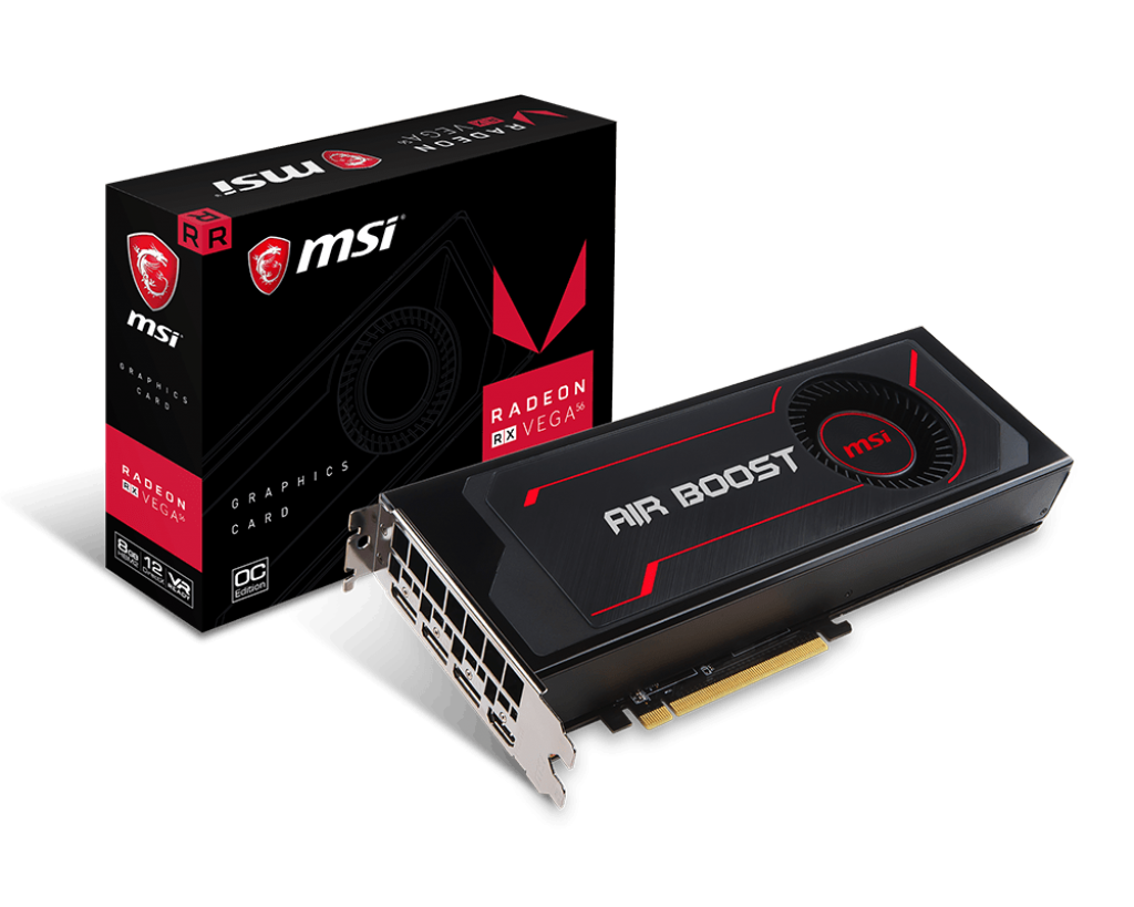 Media asset in full size related to 3dfxzone.it news item entitled as follows: MSI lancia le card Radeon RX Vega 56 Air Boost e Radeon RX Vega 56 Air Boost OC | Image Name: news27549_MSI-Radeon-RX-Vega-56-Air-Boost_3.png