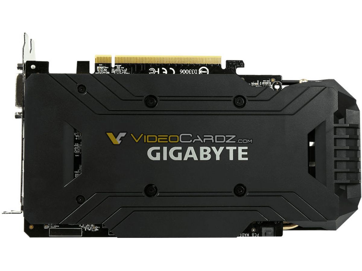 Immagine pubblicata in relazione al seguente contenuto: Foto e specifiche della video card GeForce GTX 1060 5GB Windforce OC di GIGABYTE | Nome immagine: news27601_GIGABYTE-GeForce-GTX-1060-5GB-Windforce-OC_2.jpg