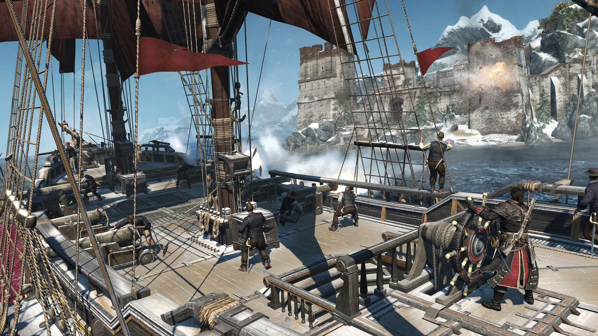 Media asset in full size related to 3dfxzone.it news item entitled as follows: Ubisoft promette gameplay in 4K con Assassin's Creed Rogue Remastered | Image Name: news27685_Assassin-s-Creed-Rogue-Remastered-Screenshot_2.jpg