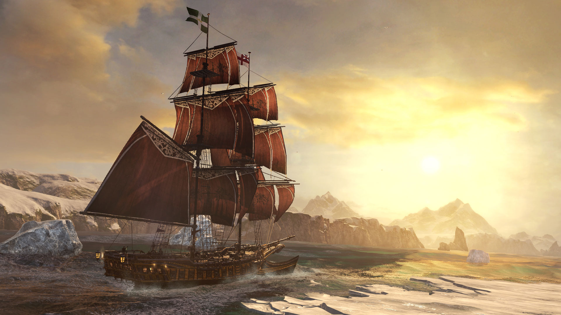 Media asset in full size related to 3dfxzone.it news item entitled as follows: Ubisoft promette gameplay in 4K con Assassin's Creed Rogue Remastered | Image Name: news27685_Assassin-s-Creed-Rogue-Remastered-Screenshot_4.jpg