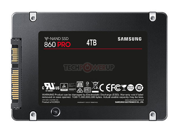 Immagine pubblicata in relazione al seguente contenuto: Samsung pubblica e poi rimuove foto e specifiche del drive SSD 860 Pro 4TB | Nome immagine: news27711_Samsung-860-Pro-MZ-76P4T0E_3.jpg