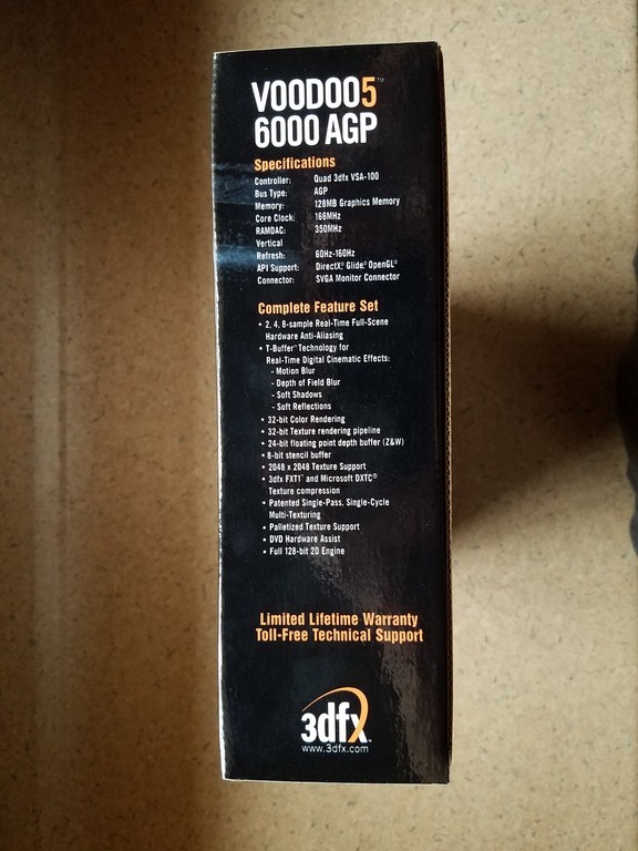 Media asset in full size related to 3dfxzone.it news item entitled as follows: Photos of a video card 3dfx Voodoo5 6000 with its rare commercial box | Image Name: news27731_3dfx-Voodoo-5-6000_9.jpg