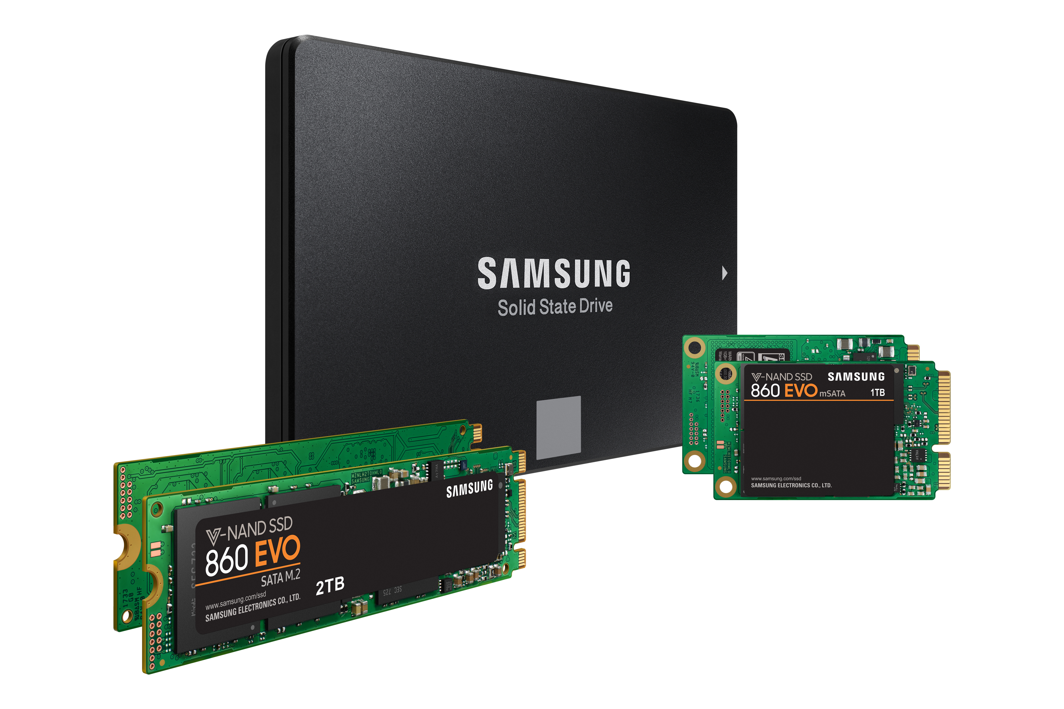 Immagine pubblicata in relazione al seguente contenuto: Samsung lancia ufficialmente le linee di drive SSD 860 Pro e 860 EVO | Nome immagine: news27753_Samsung-860-Pro-860-EVO_2.jpg