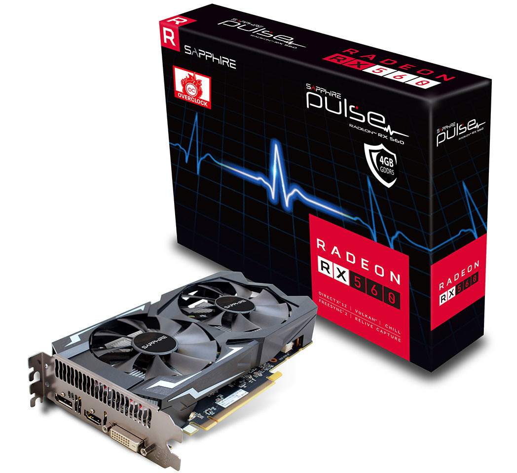 Immagine pubblicata in relazione al seguente contenuto: SAPPHIRE lancia la video card factory-overclocked Pulse Radeon RX 560 LITE | Nome immagine: news27789_Sapphire-Pulse-Radeon-RX-560-LITE_3.jpg