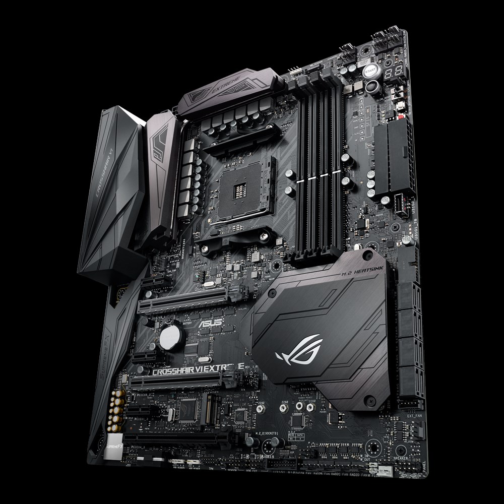 Immagine pubblicata in relazione al seguente contenuto: On line i BIOS finalizzati a rendere Ryzen 2000 Ready le motherboard AM4 di ASUS | Nome immagine: news27839_ASUS-ROG-CROSSHAIR-VI-EXTREME_1.jpg