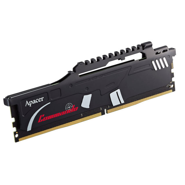 Immagine pubblicata in relazione al seguente contenuto: Apacer lancia nuovi moduli di memoria RAM Commando DDR4 XMP 2.0 | Nome immagine: news27914_Apacer-Commando-DDR4_1.png