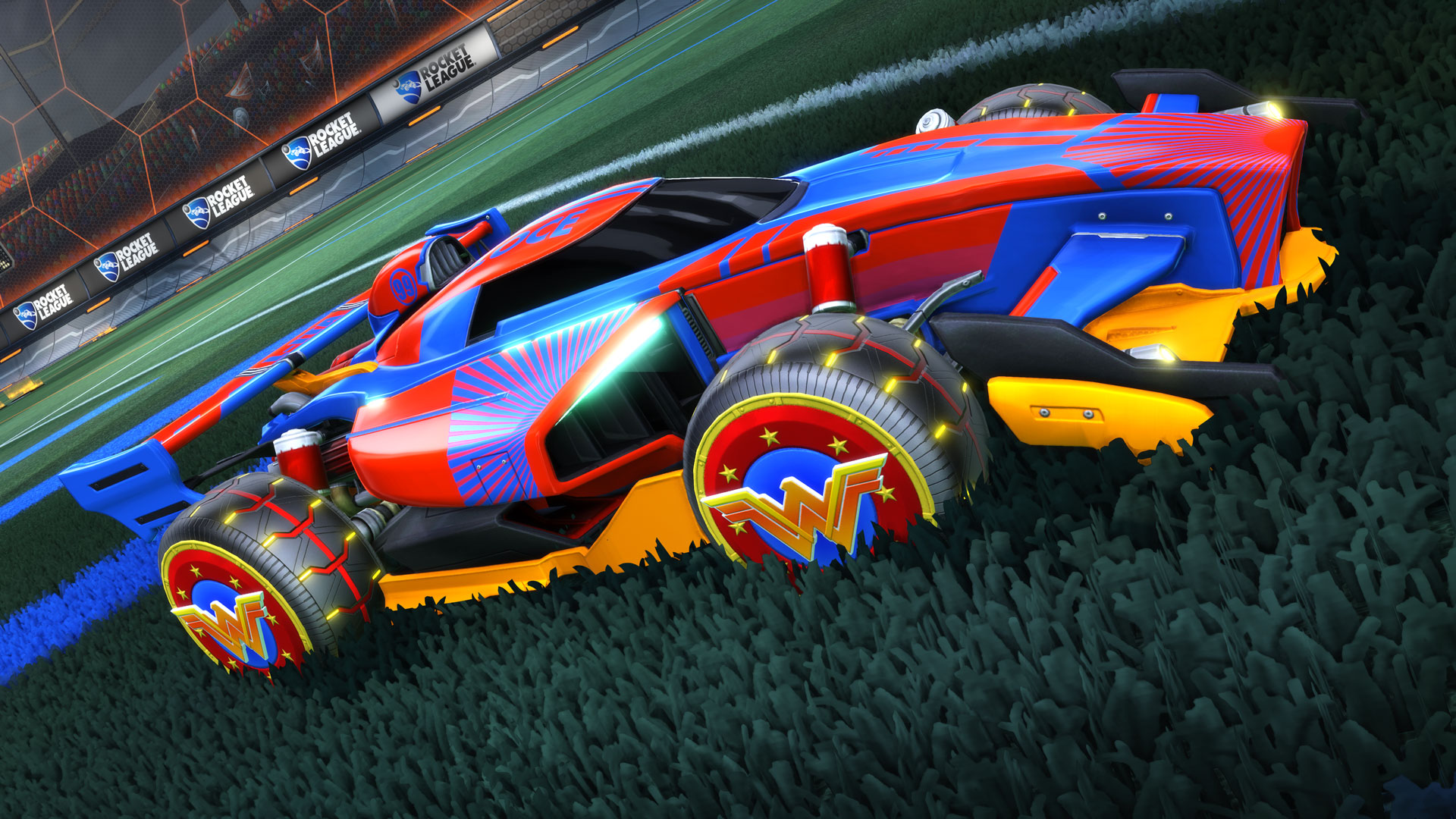 Immagine pubblicata in relazione al seguente contenuto: Data di lancio, screenshots e prezzo del DLC DC Super Heroes di Rocket League | Nome immagine: news27917_DC-Super-Heroes-Rocket-League-Screenshot_4.jpg