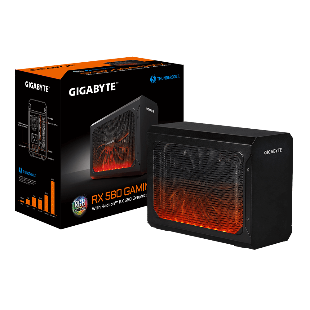 Immagine pubblicata in relazione al seguente contenuto: GIGABYTE introduce la scheda video esterna Radeon RX 580 Gaming Box | Nome immagine: news28031_GIGABYTE-Radeon-RX-580-Gaming-Box_2.png