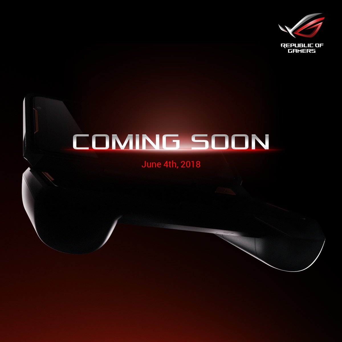 Media asset in full size related to 3dfxzone.it news item entitled as follows: ASUS pronta a lanciare il primo gaming smartphone e controller ROG | Image Name: news28280_ASUS-ROG-Smartphone-Controller-Teaser_1.jpg